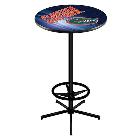 Holland Bar Stool Co 42" Black Florida Pub Table, 36" dia. Top L216B4236FlorUn-D2